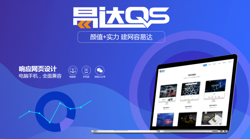 鵬博資訊易達(dá)QS快速建站，快到無(wú)朋友